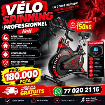 Vélo spinning professionnel